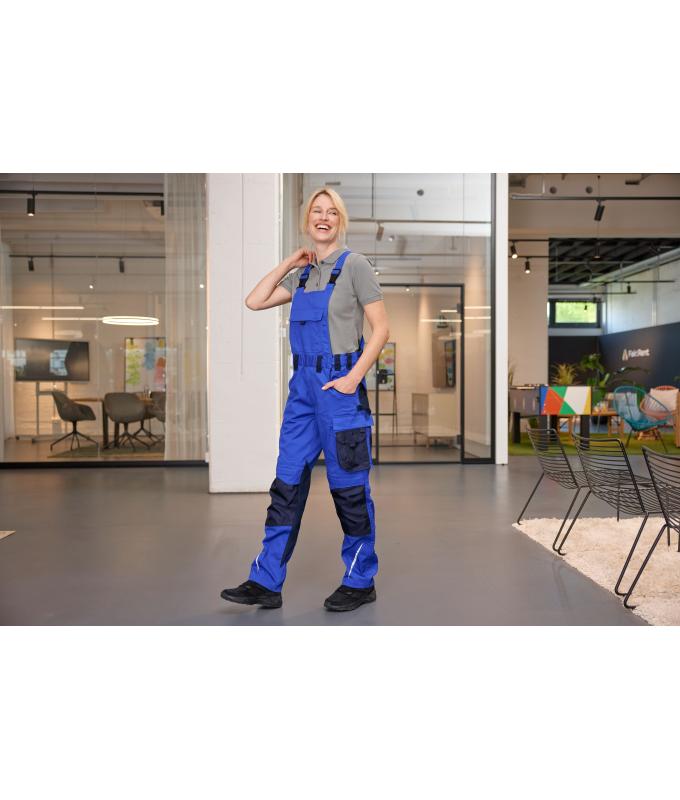 Unisexe Pantalon de travail avec bavette - STRONG - GRS & OCS Blended Vert-foncé/noir 10437
