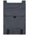 Unisexe Pantalon de travail avec bavette - STRONG - Carbone/noir 10437