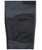 Unisexe Pantalon de travail avec bavette - STRONG - Carbone/noir 10437