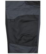 Unisex Workwear Pants with Bib - STRONG - GRS & OCS Blended Dark-green/black 10437