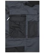 Unisex Workwear Pants with Bib - STRONG - GRS & OCS Blended Donkergroen/zwart 10437