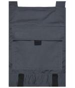 Unisex Workwear Pants with Bib - STRONG - GRS & OCS Blended Donkergroen/zwart 10437