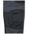 Unisex Workwear Pants with Bib - STRONG - Black/carbon 10437