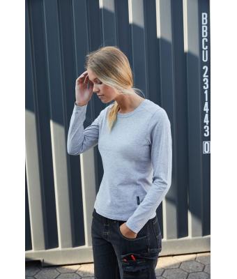 Damen Ladies' Workwear-Long-Sleeved-T   OCS Blended Olive 10525