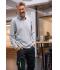 Heren Men's Workwear-Long-Sleeved Polo   OCS Blended Turquoise 10528