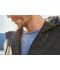 Herren Men's Padded Hybrid Jacket Carbon-melange/black 10530