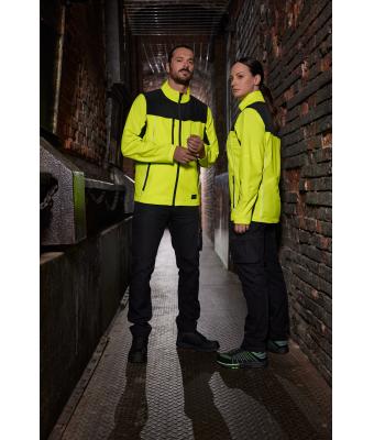 Unisex Signal-Workwear Jacket Neon geel/zwart 11164