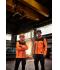 Unisex Signal-Workwear Softshell-Jacket Neon-orange/black 11165