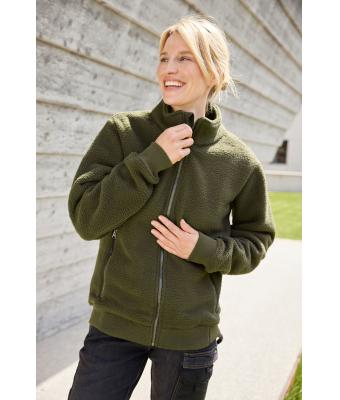 Unisex Sherpa Jacket   RCS Olive 11480