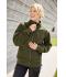 Unisex Sherpa Jacket   RCS Olive 11480