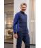 Heren Men's Padded Hybrid Jacket Navy/royal-melange 11484