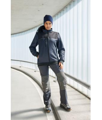 Unisex Hybrid Workwear Jacket Carbon/zwart 11486