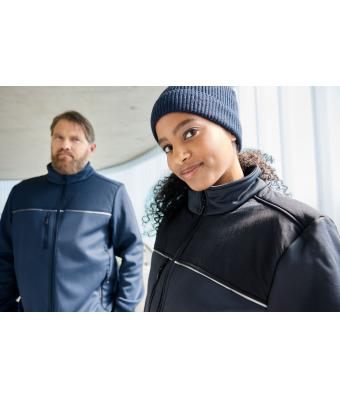 Unisex Hybrid Workwear Jacket Carbon/zwart 11486