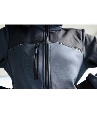 Unisex Hybrid Workwear Jacket Carbon/zwart 11486