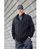 Unisex Fleece Jacket - Corduroy Look Black 11799