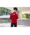 Unisex Fleece Jacket - Corduroy Look Red 11799