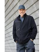 Unisex Fleece Jacket - Corduroy Look Rood 11799
