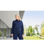 Unisex Fleece Jacket - Corduroy Look Rood 11799