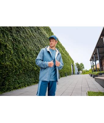 Unisex Workwear Knitted Fleece Jacket Cement-melange/natuur 12032