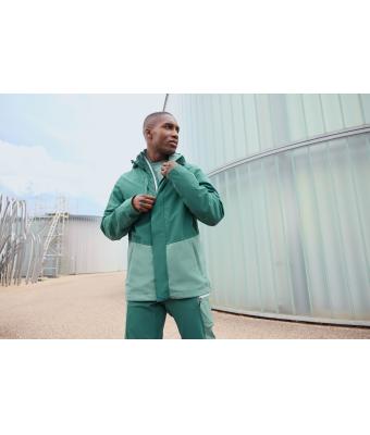 Unisex Workwear Hardshell Rainjacket Deep-blue/steel-blue 12028