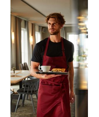 Unisex Apron with Bib Donkergroen 11169