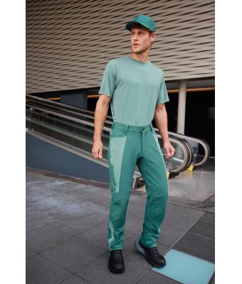 Unisexe Pantalon de travail (toutes saisons) extensible dans les quatre sens Bleu-profond/bleu-acier 12029