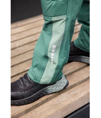 Unisexe Pantalon de travail (toutes saisons) extensible dans les quatre sens Bleu-profond/bleu-acier 12029