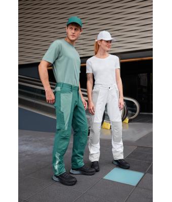 Unisex Workwear Pants (All-Season) 4-Way Stretch Black/metal-grey 12029