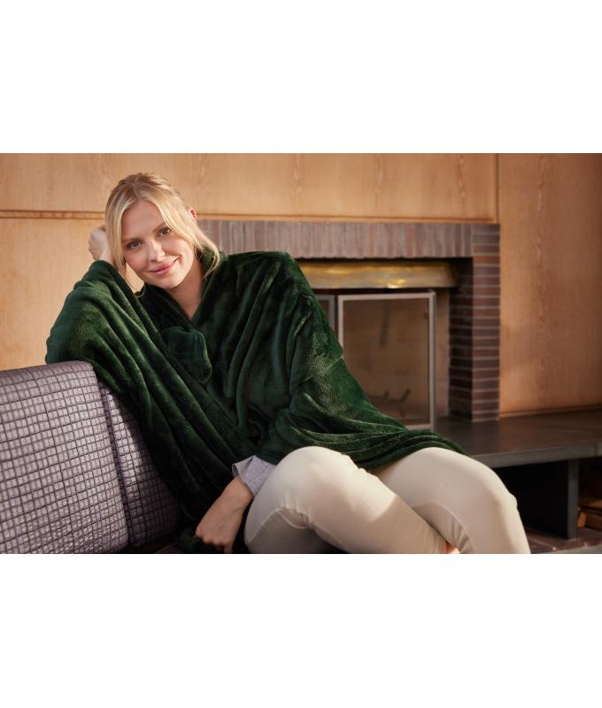 Unisex Microfibre Fleece Blanket XL GRS Rood 11503
