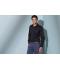 Herren Men's Shirt Slim Fit Long Black 7340