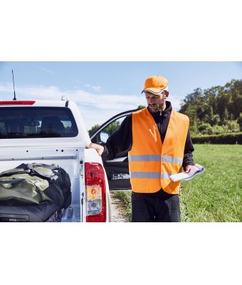 Unisex Safety Vest Fluorescent-yellow 7347