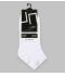 Unisexe Chaussettes sneakers Blanc 7351