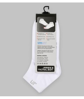 Unisexe Chaussettes sneakers Blanc 7351