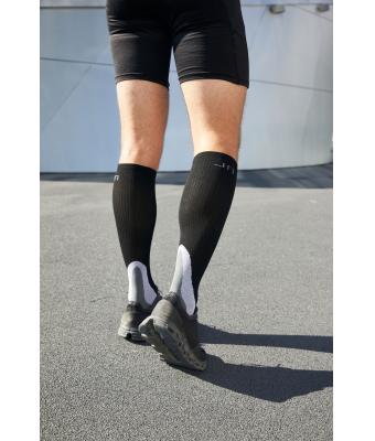 Unisexe Chaussettes de compression Noir 7353