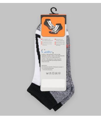 Unisexe Chaussettes sneakers sport Noir 7354