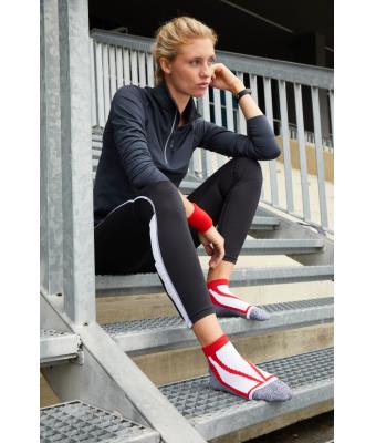 Unisexe Chaussettes sneakers sport Noir 7354