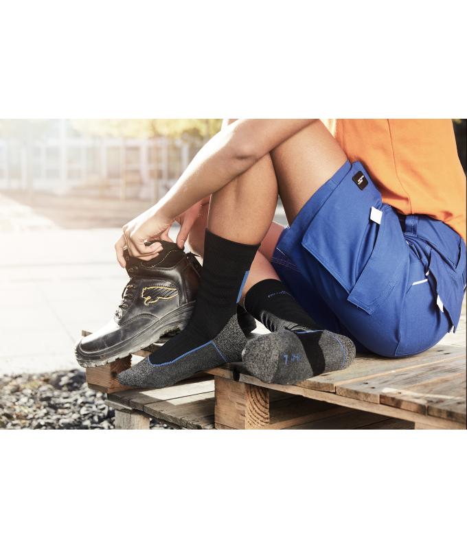 Unisex Worker Socks Cool Black/royal 8667