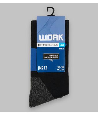 Unisex Worker Socks Cool Black/royal 8667