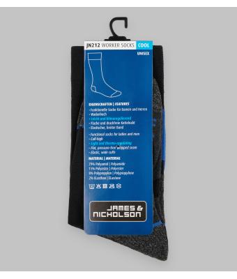 Unisex Worker Socks Cool Black/royal 8667
