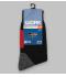 Unisexe Chaussettes de travail chaudes Noir/rouge 8668