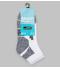 Unisex Sport Sneaker Socks Bright-blue/white 8669