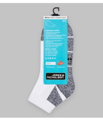 Unisex Sport Sneaker Socks Bright-blue/white 8669