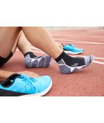 Unisex Sport Sneaker Socks Bright-orange/white 8669