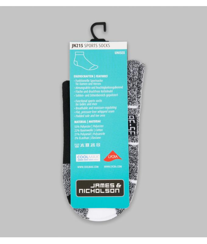 Unisex Sport Socks Bright-orange/white 8670