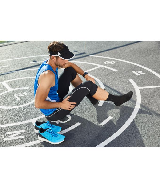 Herren Men's Running Tank Orange/black 7361