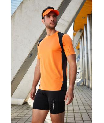 Heren Men’s Running-T Fluor-geel/zwart 7362