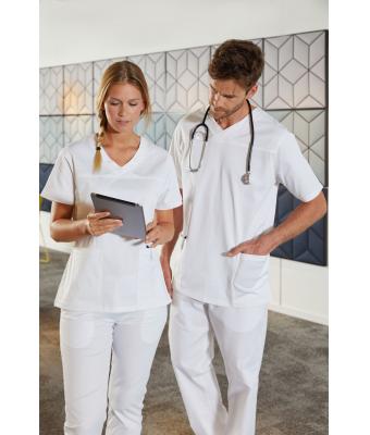 Damen Ladies' Stretch-Kasack White 10542