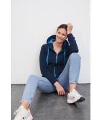 Damen Ladies' Doubleface Jacket Carbon/orange 7417