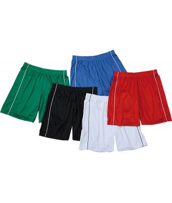 Unisex Basic Team Shorts Green/white 7456