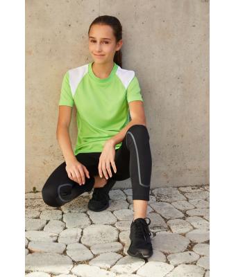 Kids Running-T Junior Lime-green/white 7923